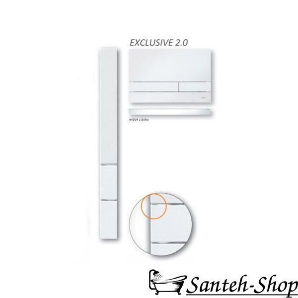 Buton de scurgere&nbsp;Jomo Exclusive 2.0 167-34000101-00 alb 167-34000101-00 foto