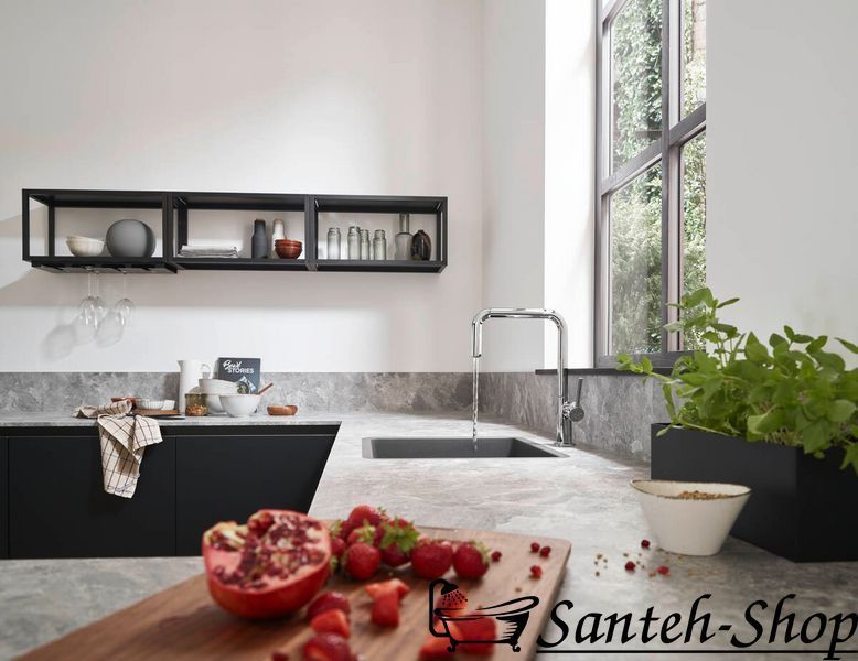 Смеситель кухонный Hansgrohe Talis M54 U 220, стальной (72806800) 72806800 фото
