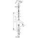 Baterie lavoar 110 monocomandă Hansgrohe Metropol 74506000 937499234781 foto 3
