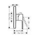Baterie de duș ascunsă Hansgrohe Vernis Shape, negru mat (71668670) 71668670 foto 2
