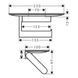 Suport h&acirc;rtie igienică Hansgrohe WallStoris cu raft 27928670, negru mat 27928670 foto 2