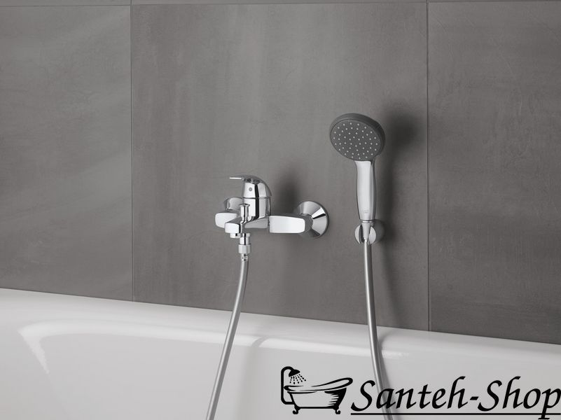 Baterie de baie GROHE Start Curve, montată pe perete 23768000 23768000 foto