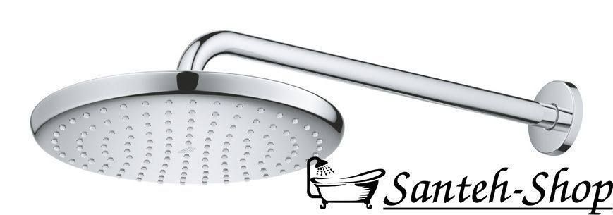 Grohe Tempesta Cosmopolitan 250 cabină de duș montată pe perete cu EcoJoy, crom (26668000) 26668000 foto