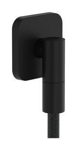 Шланговое подсоединение Hansgrohe FixFit Fine Q 28884670 с обратным клапаном, черный матовый 28884670 фото