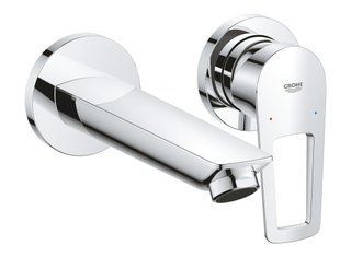 Grohe BauLoop Nou baterie pentru chiuvetă mărime M cu parte internă, crom (20289001) 20289001 foto