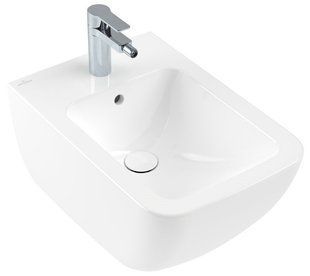 Биде Villeroy & Boch Venticello Ceramic Plus 441100R1 белое 375 x 560 мм 441100R1 фото