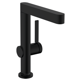 Hansgrohe Finoris 76060670 baterie lavoar cu garnitură, negru 76060670 foto