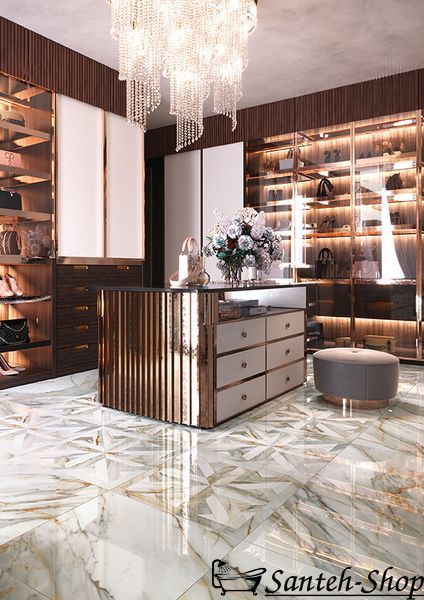 Плитка Ricchetti Cisa Golden Pure Macchia Vecchia Lux 59.6x119.2 см 0592273 592273 фото
