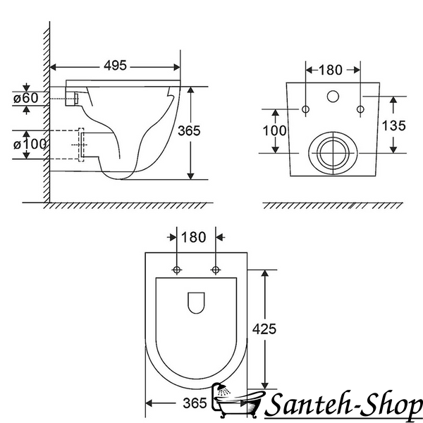 WC suspendat IMPRESE ROZKOS TWIST c06310103 c06310103 foto