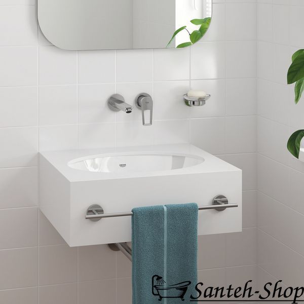 Grohe BauLoop Nou baterie pentru chiuvetă mărime M cu parte internă, crom (20289001) 20289001 foto