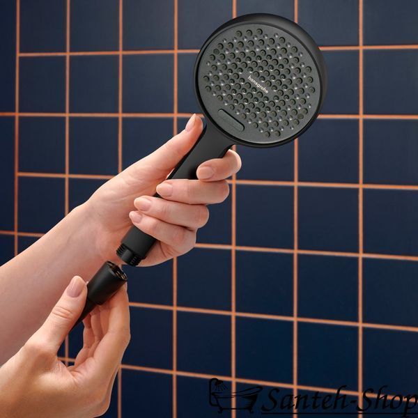Ручной душ Hansgrohe Activera 28034670 Select S 2jet EcoSmart+, Matt Black 28034670 фото