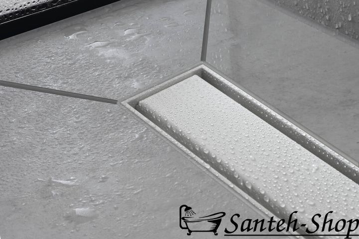 Верхняя часть Hansgrohe RainDrain Match для душевого трапау 700 мм, Matt White (56037700) 56037700 фото