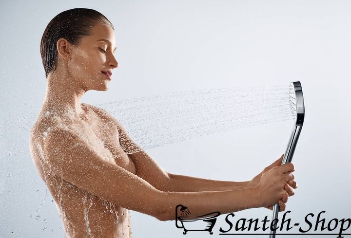 Duș de m&acirc;nă Hansgrohe Croma Select E 110 1jet EcoSmart 9 l/min, Negru Mat (26815670) 26815670 foto