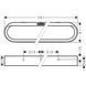 Полотенцедержатель Hansgrohe WallStoris 58,1 x 8,1 x 3,9 см, Matt White (27926700) 27926700 фото 2