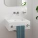Grohe BauLoop Nou baterie pentru chiuvetă mărime M cu parte internă, crom (20289001) 20289001 foto 8