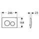Kit instalare WC Geberit Duofix + WC suspendat IMPRESE SAFIR 111.153.00.1+115.127.11.1+i11217 111.153.00.1+115.127.11.1+i11217 foto 4