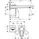 BATIER LAVOAR EXTERIOR HANSGROHE METROPOL (74526000) 553835011551 foto 2