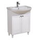 Dulap de baie cu lavoar AQUARODOS Woodmix 55 de podea, 850x550x450 mm, alb Woodmix 55 foto 1