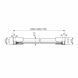 Furtun dus IMPRESE f03600110AD LSR PVC 1500 mm anti-twist negru mat f03600110AD foto 2