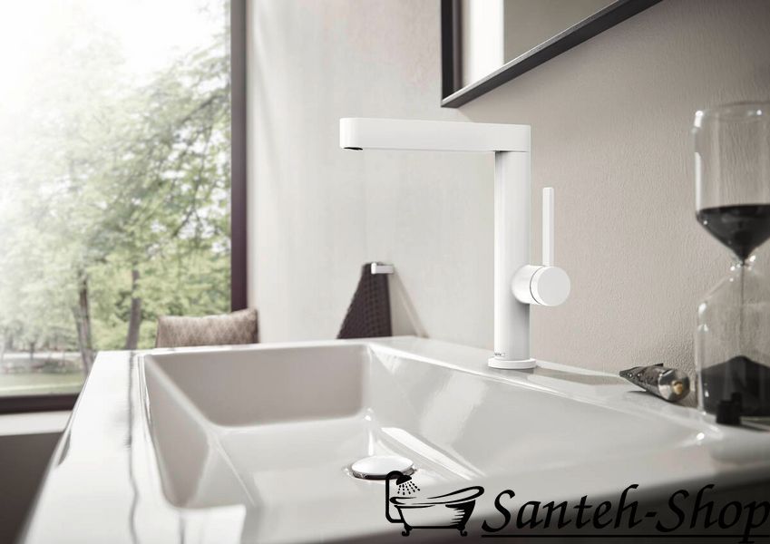 Hansgrohe Finoris 76060670 baterie lavoar cu garnitură, negru 76060670 foto