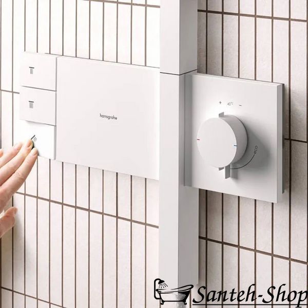 Душевая система Hansgrohe Raindance Alive 24595700 S 300 2jet с ShowerSelect Comfort, Matt White 24595700 фото