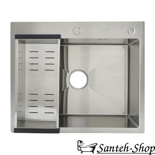 Chiuveta de bucatarie cu strecuratoare din otel inoxidabil Gappo GS6050 GS6050 foto
