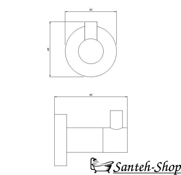 C&acirc;rlig pentru prosoape Omnires Modern Project MP60110BSB brushed brass MP60110BSB foto