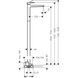 Baterie lavoar HANSGROHE METROPOL FLOOR FLOOR (74530000) 415002962701 foto 2