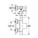 Termostat de baie GROHE Grohtherm Cube, crom (34497000) 34497000 foto 2