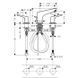 Hansgrohe Focus E 100 Baterie lavoar cu 3 orificii, crom (31937000) 31937000 foto 2