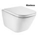 WC suspendat Roca GAP Rimless A34H47C000 cu scaun A34H47C000 foto 1