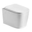 WC suspendat Volle Puert&agrave; 13-16-077 albă, 50,5 x 36 x 33 cm, capac solid Slim slow-closing