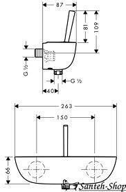 Смеситель для душа Hansgrohe PuraVida (15672400) 15672400 фото