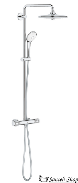 Sistem de dus GROHE EUPHORIA 27296003 260 cu termostat crom 27296003 foto
