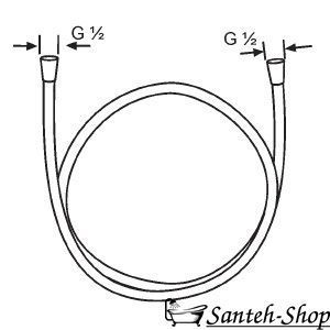 Furtun de duș Hansgrohe Isiflex`B 1,25 m, bronz periat (28272140) 28272140 foto
