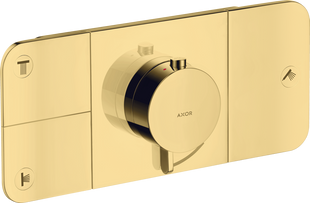 Termostat AXOR One 45713990 pentru 3 consumatori, optică aurie lucioasă 45713990 foto