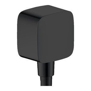 Conexiune furtun Hansgrohe FixFit E cu supapă de reținere Matt Black 26457670 26457670 foto
