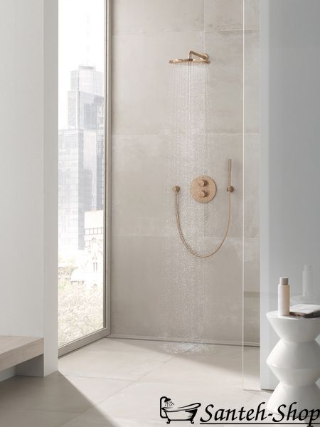 Верхний душ Grohe Rainshower 26066DL0 Cosmopolitan с кронштейном Brushed Warm Sunset 31 см 26066DL0 фото