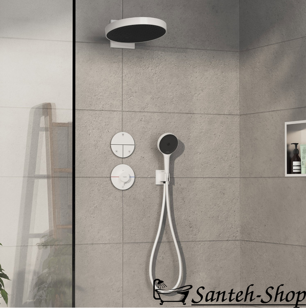 Hansgrohe ShowerSelect Comfort S HighFlow termostat ascuns pentru 1 funcție, alb mat (15562700) 15562700 foto