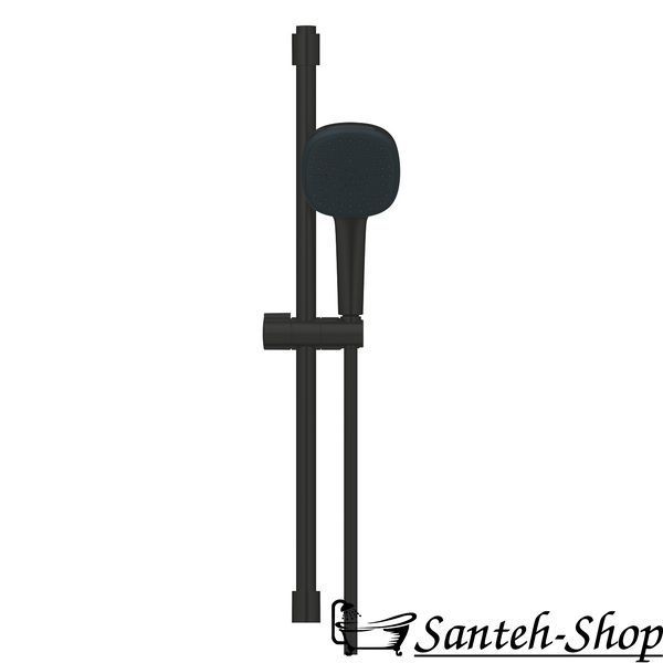 Set de duș GROHE Tempesta 267482433 Cube 110, 2 moduri de pulverizare, șină de duș 600 mm, 7,4 l/min, negru 267482433 foto