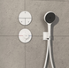 Hansgrohe ShowerSelect Comfort S HighFlow termostat ascuns pentru 1 funcție, alb mat (15562700) 15562700 foto 3