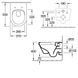 WC suspendat VILLEROY&BOCH ARCHITECTURA cu capac SlimSeat 4694R001+9M70S101 alb 530&times;370&times;345 mm 4694R001+9M70S101 foto 4