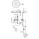 Sistem de dus Tres 3V 21027310 cu baterie pentru cada cu baterie de apa 21027310 21027310 foto 2