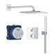 Set de duș &icirc;ncastrat GROHE GROHTHERM 34870000 cu duș fix 310 Cube, cromat 34870000 foto 1