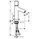 Baterie lavoar 110 Hansgrohe Talis Select S 72043000 752040987011 foto 5