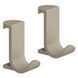 Hansgrohe WallStoris Planet Edition, c&acirc;rlig pentru prosoape lat (2 buc.) 3,9 x 3,2 x 1,8 cm, Nisipiu (28915210) 28915210 foto 1