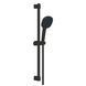 Set de duș GROHE Tempesta 267482433 Cube 110, 2 moduri de pulverizare, șină de duș 600 mm, 7,4 l/min, negru 267482433 foto 1