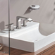 Baterie de lavoar 90 Hansgrohe Vivenis cu set de scurgere, crom 75033000 75033000 foto 2