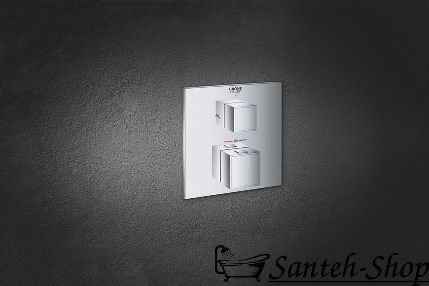 Внешняя часть термостата для душа GROHE Grohtherm Cube 24154000 24154000 фото