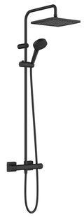 Hansgrohe Vernis Shape Showerpipe 240 1jet EcoSmart cu termostat, negru mat (26429670) 26429670 foto
